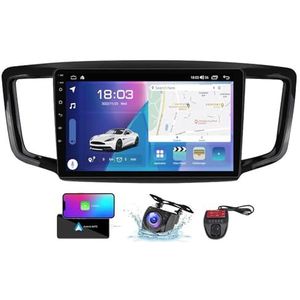 9 Inch Touchscreen Dubbel DIN Autoradio Compatibel met Honda Odyssey 2015-2019 met Carplay/Android Auto FM RDS DAB+ Autoradio WiFi 4G Draadloze Carplay Android Auto Bluetooth DSP(NF-7)