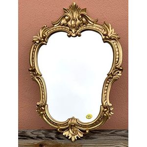 artissimo Barok wandspiegel antiek ovaal goud retro spiegel gangspiegel 50 x 35 badkamerspiegel c444 nieuw