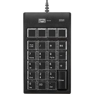 SANWA SUPPLY programmeerbaar numeriek toetsenbord NT-19UH2BK (japan import)