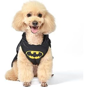 DC Comics Batman hondenkostuum, maat klein l | Beste DC Comics Batman Halloween-kostuum voor kleine honden | grappige hondenkostuums | officieel Batman-kostuum voor huisdieren Halloween