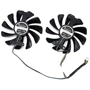LMNCBVYA High-Performance Graphics Cooling Fan for GeForce GTX1080 1070 8GB - 4Wire 4Pin DC12V Replacement Fan