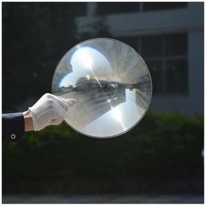 Prisma's & Caleidoscopen 400mm Fresnel Lens Dia Grote Optische Plastic Grote Zonnefornuis Lengte 240mm Vergrootglas Wetenschap Klaslokaal Optica Kits