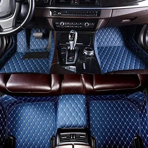 auto vloermatten 3D Interieur Onderdelen Voor Dodge Voor Ram 1500 2013 2014 2015 Automatten Met Zakken Vloer Tapijt Autovloermatten (Color : Blauw)
