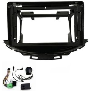 9 Inch Autoradio Fascia Stereo MP5-speler 2 DIN Hoofdeenheid Paneel Behuizing Frame Afdekking Voor Voor Tracker Voor Trax 2017 2018 Interieuraccessoires(Frame cable canbus)