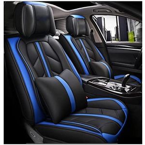 Stoelhoezen Beschermhoezen Auto Seat Cover Voor Opel Voor Corsa D Voor Astra K Voor Zafira Voor Tourer Voor Antara Voor Vectra B Voor Meriva Lederen Interieur(Blauw,A)