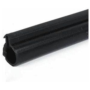 10M stalen deur- en raamafdichtingsstrip O-vormige rubberen kerf, tochtstrip, kaartsleufafdichtingen, holle bolvormige weerhaak, buisvormig, zwart, maat L, O-10M