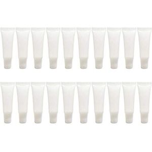 20 Stuks Lege Plastic Buizen Lipgloss Balsem Cosmetische Crème Containers 15ml