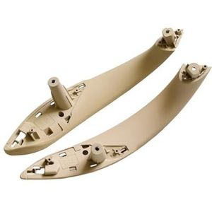 Auto Binnen Interieur Deurgrepen Handgreep Voor Binnendeuren Van Auto's Voor BMW 3-serie 2013-2018 F30 316d 318d 320d F31 320i 325d 51417279312(Beige-2pcs-Rear)