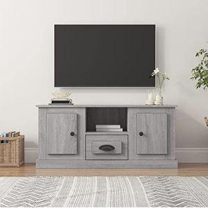 AJJHUUKI Entertainment Centra & TV Stands Tv-meubel Grijs Sonoma 100x35,5x45 cm Engineered Houten Meubels