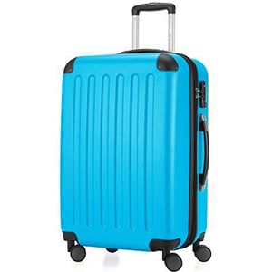 HAUPTSTADTKOFFER - SPREE - Harde koffer, trolleykoffer, uitbreidbare reiskoffer, TSA, 4 wielen, 65 cm, 74 liter, blauw