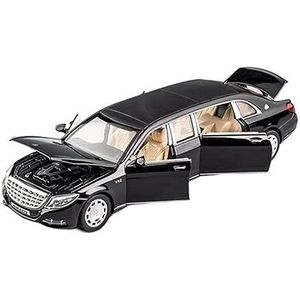 1:32 Voor Mercedes Benz S650 Legering Model Auto Auto Diecast Metal Lange Auto Speelgoed Met Geluid Licht Kinderen Speelgoed Voertuigen Voor Jongens Geschenken (Color : A, Size : No box)
