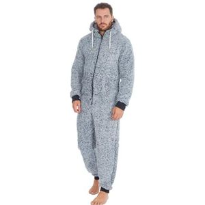 Mens Cargo Bay Sherpa Onesie 31B1492 Navy S-M
