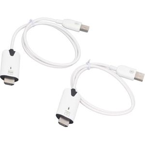 Draadloze HDMI-zender en -ontvanger, HD 1080P HDMI Draadloze Extender voor Computers, Settopboxen, Gameconsoles, Videocamera's, 30M 98,4ft Bereik