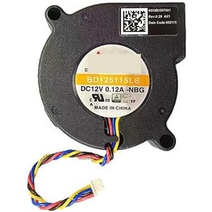 Ventilator voor YSTECH BD125115LB 12V 0.12A 5CM dubbele bal wervelkoelventilator