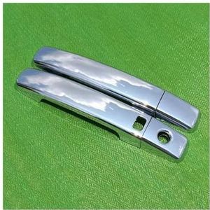 Voor Nissan Voor Pathfinder R51 2005-2012 Chromen Deurgreep Cover Trim Set Voor 4-deurs Auto Accessoires Stickers(1 Button)