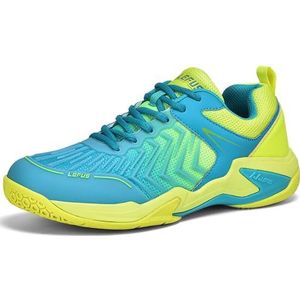 Hiuzylqx Badmintonschoenen voor dames voor buiten, binnen, modieuze tennissneakers, antislip, training racketbal, squash, volleybal,B,36 EU
