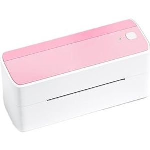 Thermisch Printer Bluetooth 118mm Verzending Thermische Label Maker Sticker Printer Draagbare Adres Verzendlabel Printer Machine Op Grote Schaal Gebruikt Duidelijk Snel(White Pink)
