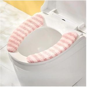 Toiletbrilkussens, Herbruikbare toiletbrilkussenhoes in multicolor, verpakking van 1(Pink)