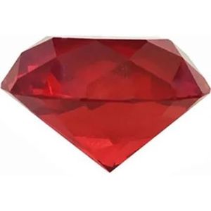Tuin Suncatchers 10 stks Rood 50mm Diamant Party Decoratie Kristal Diamant Woondecoratie Handgemaakte Hanger Kettingen