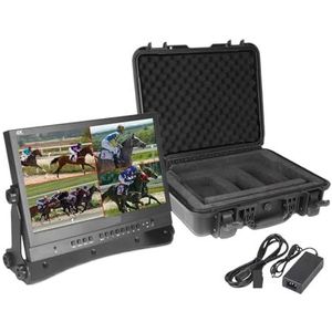 Cameramonitor, 15,6 inch Live Streaming Broadcast Director Monitor Quad Split Display for Mini/Pro Studio Televisie(2)