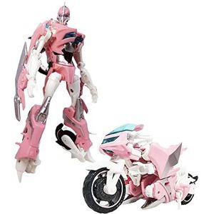 Transformers speelgoed: TFP Leader Certificate Pink Alcy, enkele combinatie-actiepoppen van aluminium, activiteitenmodellen, speelgoed for kinderen van 5 jaar en ouder, verjaardagscadeaus. De hoogte v