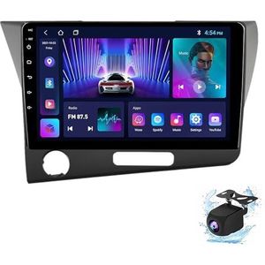 Android 14.0 2 Din Autoradio 9"" Touchscreen Auto Stereo voor Honda CR-Z 2010-2017 met Draadloze Carplay Android Auto GPS navigatie AHD Omgekeerd beeld Stuurwielbediening(B,P1(1G+32G))