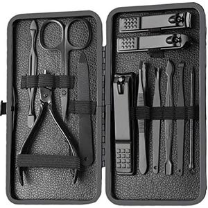 Manicure Nagelknipper Set Nagelvijl Scherpe Oor Lepel Vingernagel Teennagel 12 Stuks