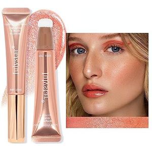 INTEROOKIE Vloeibare Blush Stick, Hoogglans Flash Matte Finish, Parelmoerglans (03#*10ML)