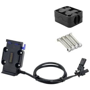 Telefoonhouder Motorfiets Voor BMW Voor R1200RT Voor R1250RT Adventure Motorfiets Navigatie Beugel USB Mobiele Telefoon GPS Draadloos Opladen Ondersteuning Navigatie Plaatbeugel (Color : -Blue - 22mm