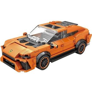 SPIRITS X6 autobouwblokkensets for jongens -, Super Cars bouwsteenspeelgoed, Speed ​​Racing Cars Kit om te bouwen, for jongens meisjes, bouwblokken speelgoed for kinderen, volwassenen 11108 (Size : U
