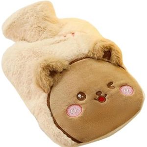 Warmwaterflessen zakken, warmwaterkruik met deksel, schattig warmtekussen, verwarmingskussen voor water, warmwaterkruik voor krampen, draagbaar, gezellig koud weer warmer voor nek en schouder