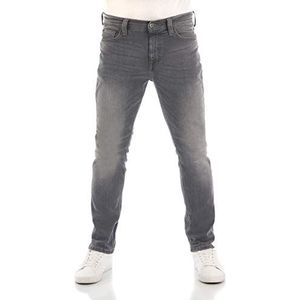 MUSTANG Vegas Jeans voor heren, slim fit, denim stretch, katoen, zwart, grijs, blauw, W30 - W40, Denim Grey (4500-313), 36W x 32L