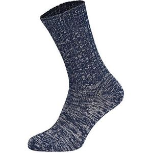 Tobeni 5 Paar Originele Jeans Sokken Herensokken Werksokken Naadloze Katoenen Kleur Blauw Grootte 47-50