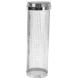 Flintronic 2023 2 Nieuwe Grillmanden, Roestvrijstalen Cilinderrooster Barbecue Mand Grillaccessoires