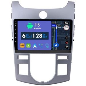 RoverOne Autoradio GPS voor Kia Forte Cerato 2008-2013 Carplay Android Auto Stereo Hoofdeenheid Bluetooth WiFi Radio Speler Sat Navigatie