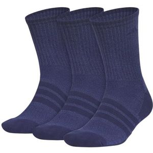 adidas Heren Cushioned X 4 3-Pack Crew-sokken, Tech Indigoblauw/donkerblauw