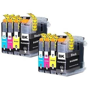 Inktcartridge for B-rother MFC- J2310 J2510 J3520 J3720 Printer LC 563 LC563 LC-563(2 Set)