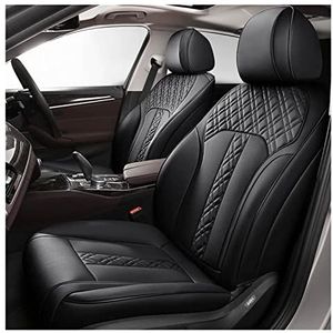 Stoelhoezen - Lederen Bekleding - Zwart - Aangepast Voor Mitsubishi Pajero Outlander ASX Grandis Eclipse Galant Lancer Zinger