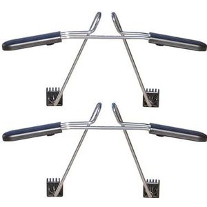 2pcs Autostoel hoofdsteun hanger, metalen hangers, kleding jassen pakken shirts houder, kapstok rek, compatibel met Peugeot 206CC 207CC 3008 307 308 4008 407 607 RCZ