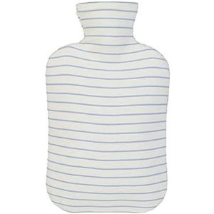 Warmwaterkruik Warmwaterkruik Met Zachte Hoes, Grote Capaciteit, Warmwaterzak Voor Pijnverlichting Rug Schouder Nek, Bedwarmer Kruik Warm Winter (Color : Blu, Size : 32 * 20 cm)