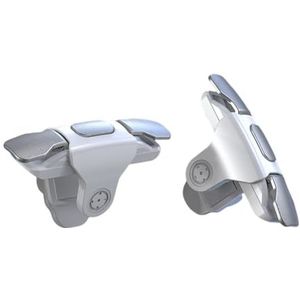 Tityvirnix 1 Paar Game Controller Gaming Auxiliary Doel Sleutels Zinklegering Vakmanschap Mobiele Knoppen Handige Installatie Games Levert wit