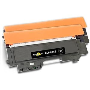 Yellow Yeti CLT K404S 404S Tonercartridge Compatibel met Samsung Xpress SL-C430 SL-C430W SL-C480 SL-C480FW SL-C480W SL-C480FN Zwart, 2-Pack