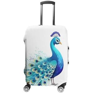 NTVOWPZO Reisbagagehoes, spandex kofferbeschermer, wasbare bagagehoezen, roze bloem, elastische krasbestendige bagagehoes, beschermer, geschikt voor bagage van 18-32 inch, Stijl-2-1, S