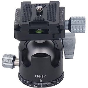 Ball Camera Stabilizer, 2 Knop Bodem 3/8in Statief Ball Head Camera Stabilizer voor Tuin Schieten