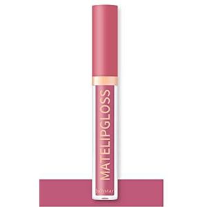 INTEROOKIE Matte Lipstick Lipgloss Non Stick, Langdurige Lip Stain Vloeibare Lipstick, Non-transfer Lip Colour Make-up, Lip Tint voor Vrouwen (08-upgrade)