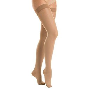 RelaxSan M2170 (Beige, 2) Zachte microvezel medische compressie hold-ups - Klasse 2 (23-32 mmHg)