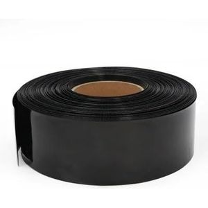 Krimpkous, 1M 7 kleuren 2:1 krimpkous, krimpkous slang rol draadbeschermer(Black,14mm)