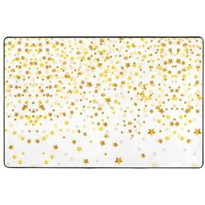 FRGMNT Sparsed Dreamy Stars And Spots Print Ultra Soft Floor Tapijt, Luxe Lounge Area Tapijt Ideaal Voor Woonkamer, Slaapkamer, Kinderkamer