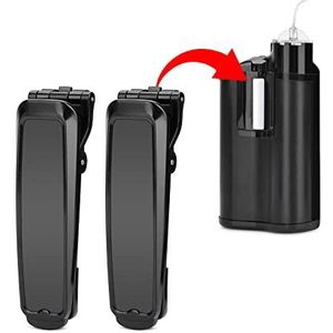 iGuerburn Set van 2 riemclips voor Medtronic MiniMed 640G 780G 630G 670G 770G insulinepomp accessoires - zwart