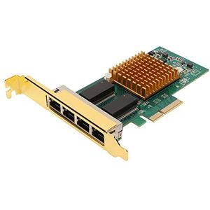 PCI E Gigabit Ethernet-kaart, Uitgerust met Ondersteuning voor 4-poorts RJ45 PCI Express-kaart voor Bedrijven